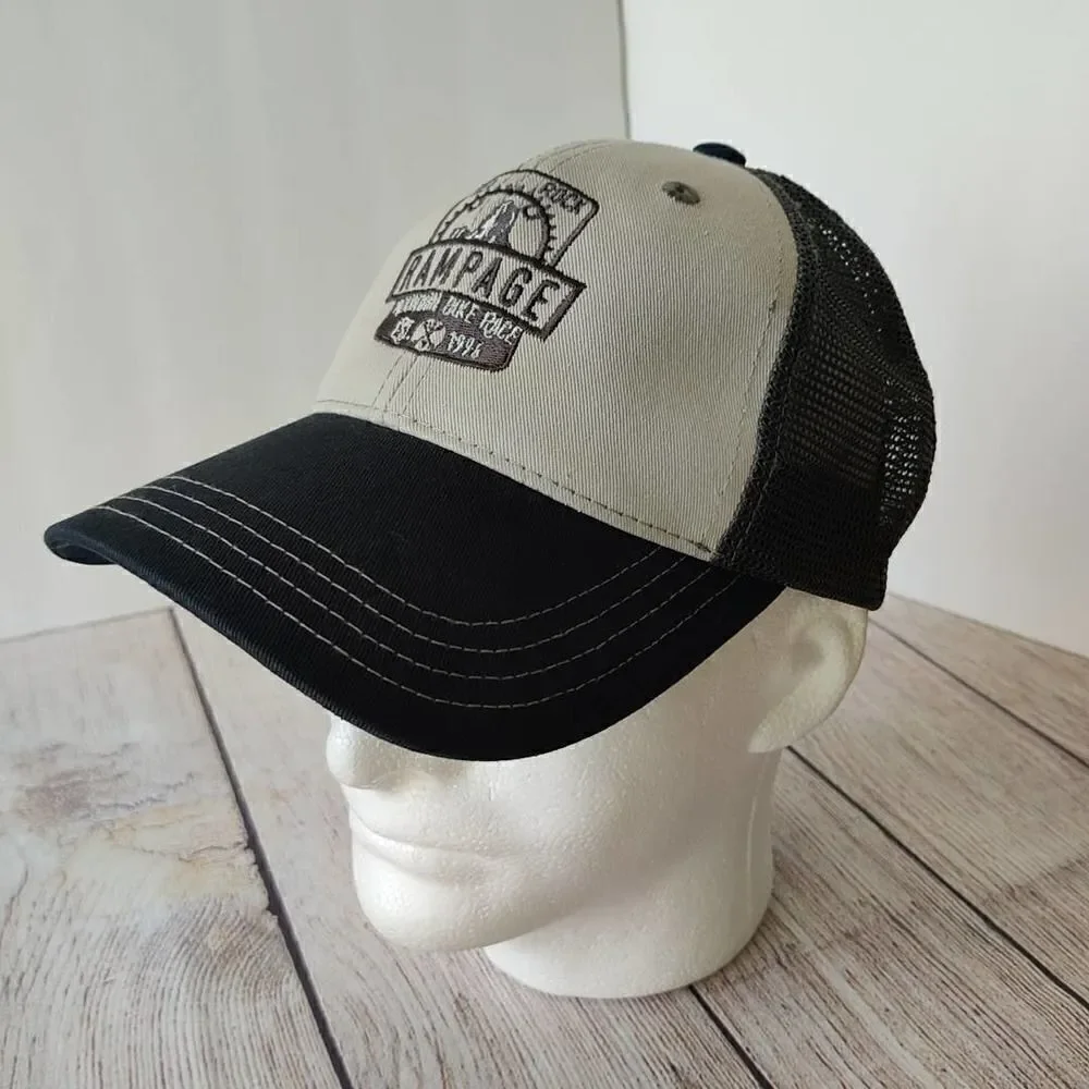 Rampage Red Rock Mountain Bike Race snap back trucker hat
